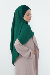 Boyun Kapatan Penye İç Boneli Krep Şal,PS-55