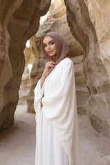 Boyun Kapatıcı Özellikli Şifon Kapşonlu Penye Bone,B-95