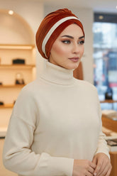 Çift Renkli Kadife Bone,B-23K