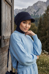 Çıkarılabilir Siperlikli Bone,Türban,B-82