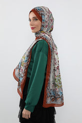Desenli Vual Şal,SAL-106