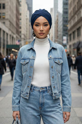 Kuşaklı Rahat Penye Bone,B-31