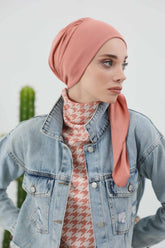 Kuyruklu Tesettür Bone,B-49RB