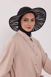 Ninja Boneli Çıkarılabilir Desenli Şapkalı Bone Türban,S-6D