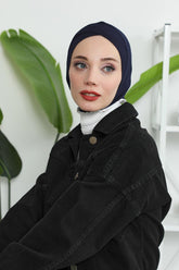 Önü Çapraz Detaylı Penye Bone,TB-4,TB-4