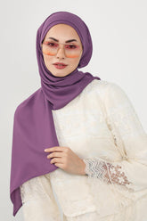 Önü Pileli Tasarım Krep Pratik Şal,PS-54