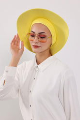 Penye Boneli Çıkarılabilir Şapka Türban,S-8