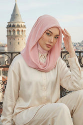 Penye İç Boneli Pratik Şifon Eşarp,PS-45