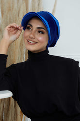 Siperlikli Kadife Şapka Bone,B-73K