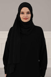 Yandan Büzgülü Tasarım Pratik Şifon Şal,PS-8