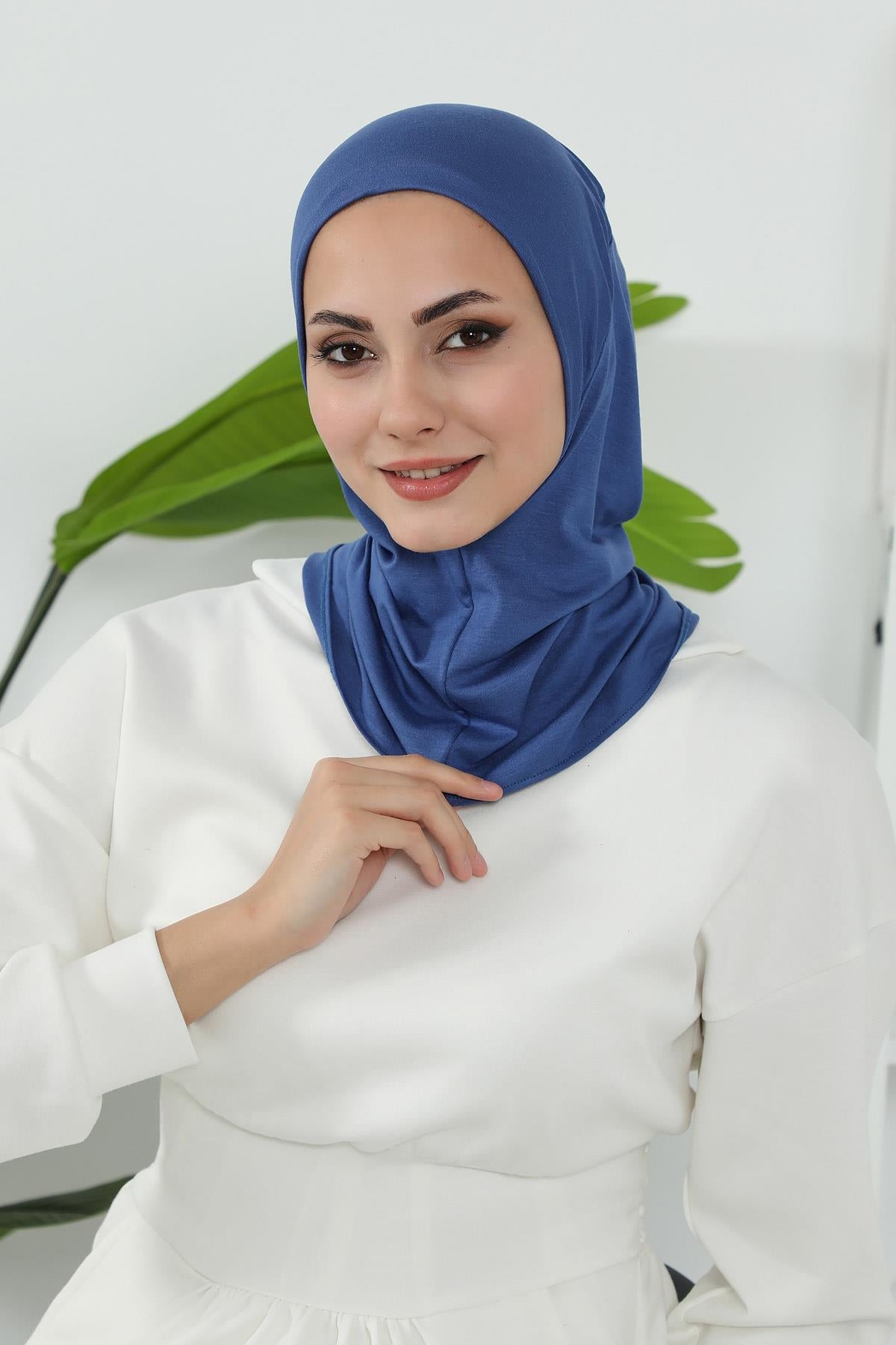 3'lü Tak-Çık Bone,Siperlik ve Şapka Seti Tesettür,ST-1P