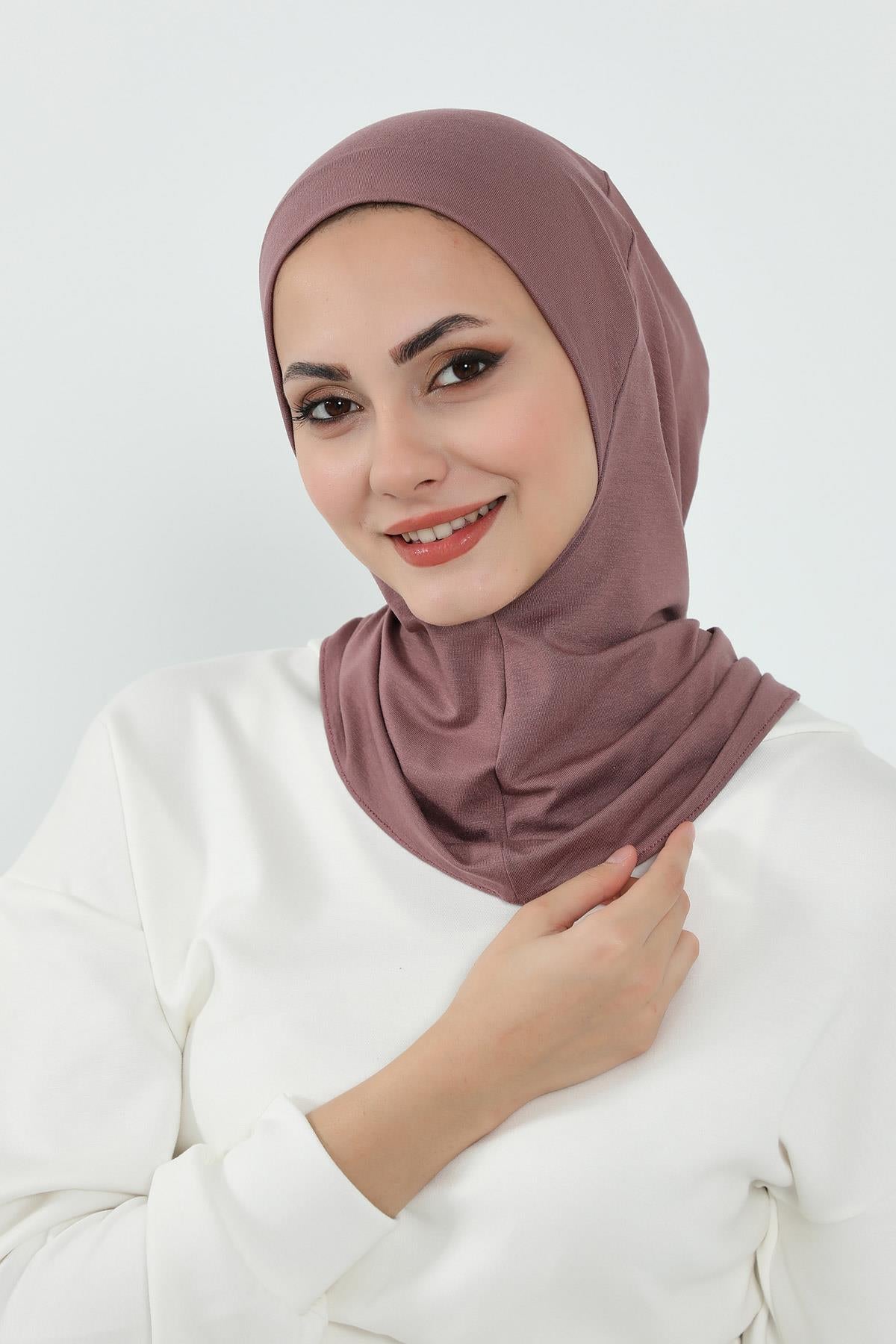 3'lü Tak-Çık Bone,Siperlik ve Şapka Seti Tesettür,ST-1P