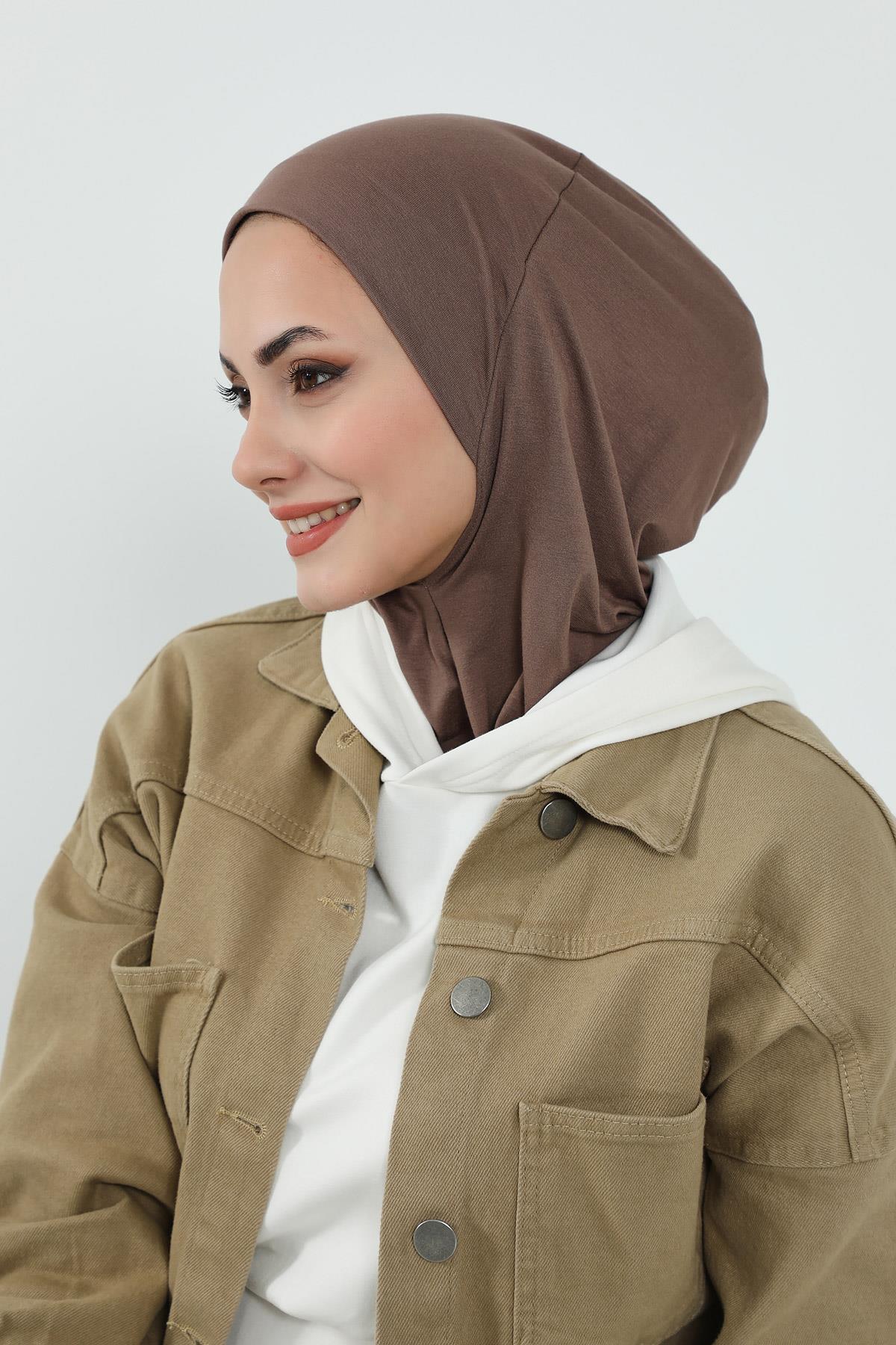 3'lü Tak-Çık Bone,Siperlik ve Şapka Seti Tesettür,ST-1P