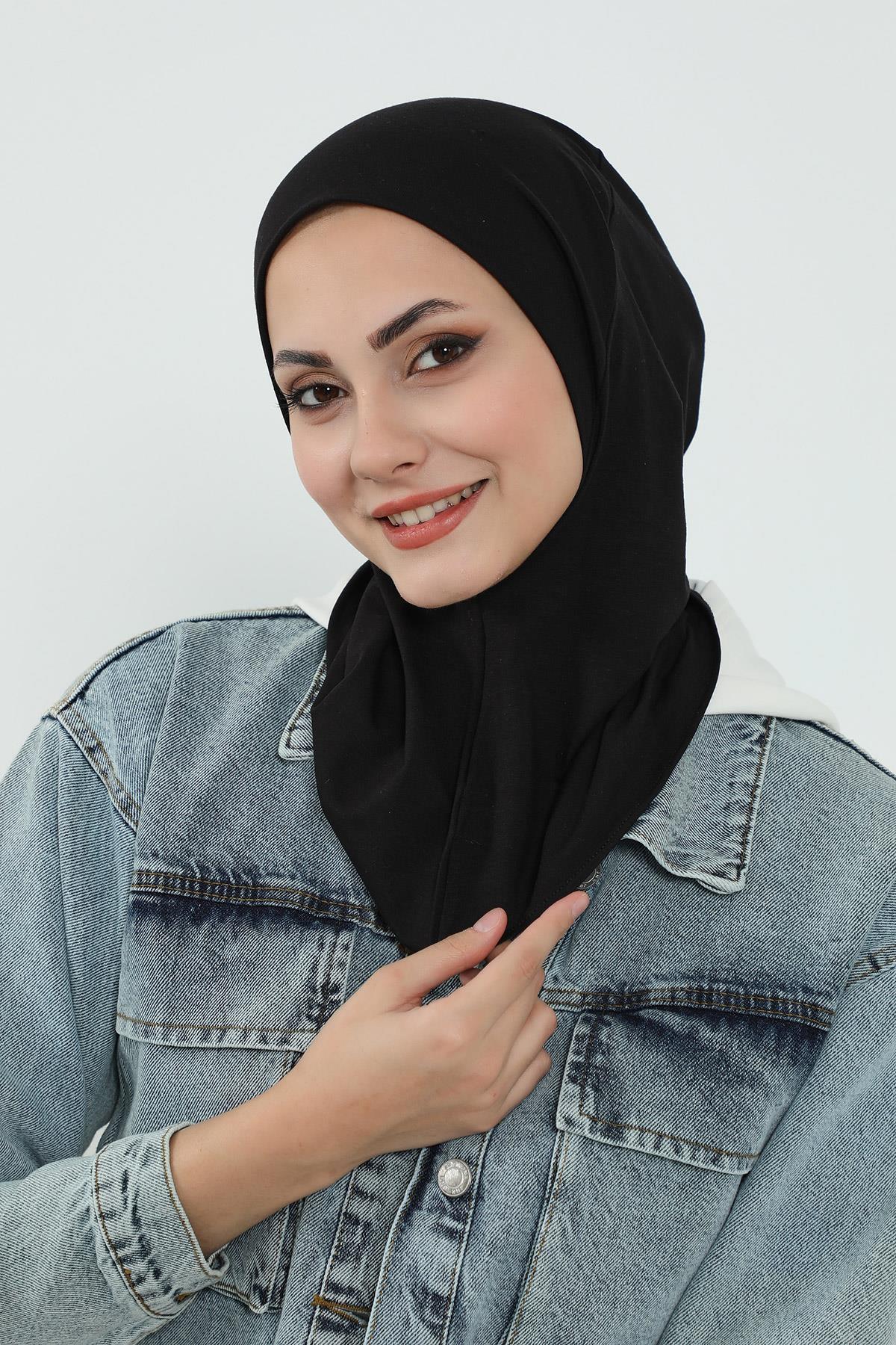 3'lü Tak-Çık Bone,Siperlik ve Şapka Seti Tesettür,ST-1P