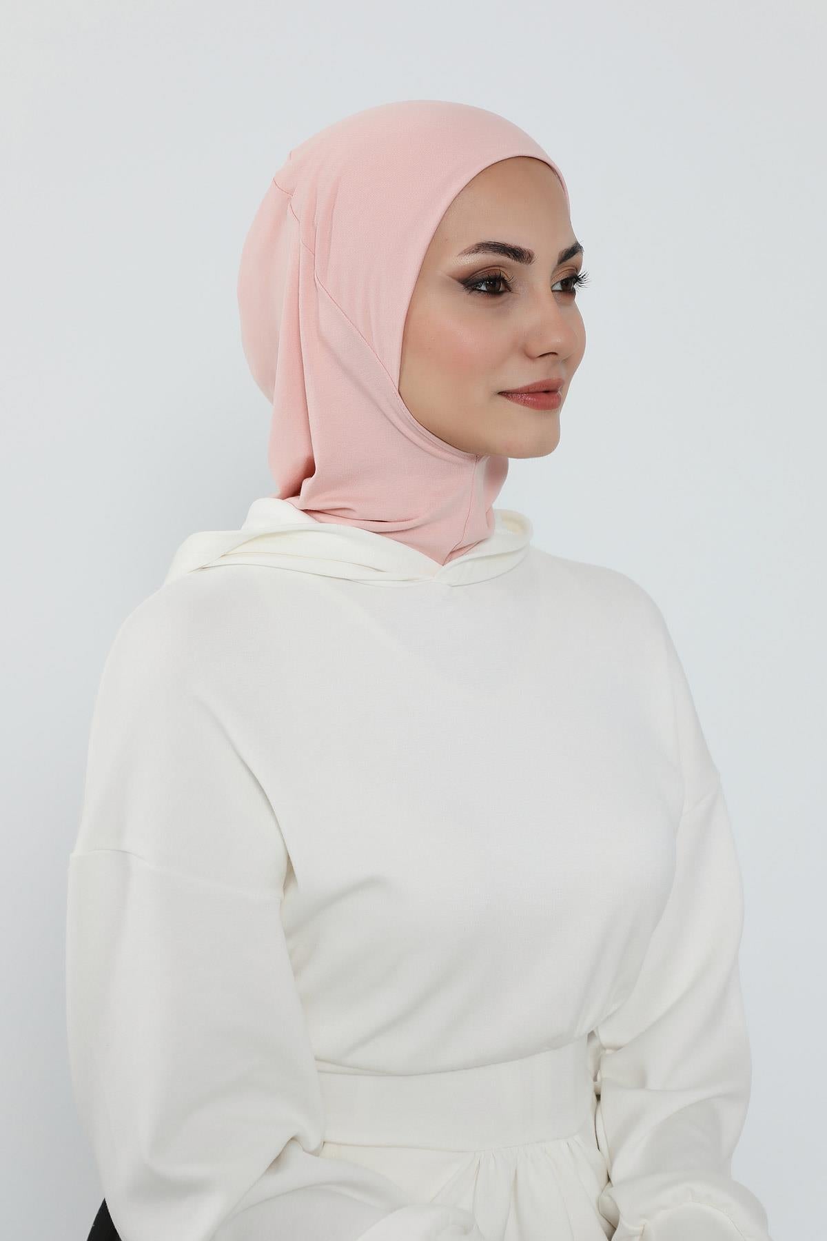 3'lü Tak-Çık Bone,Siperlik ve Şapka Seti Tesettür,ST-1P