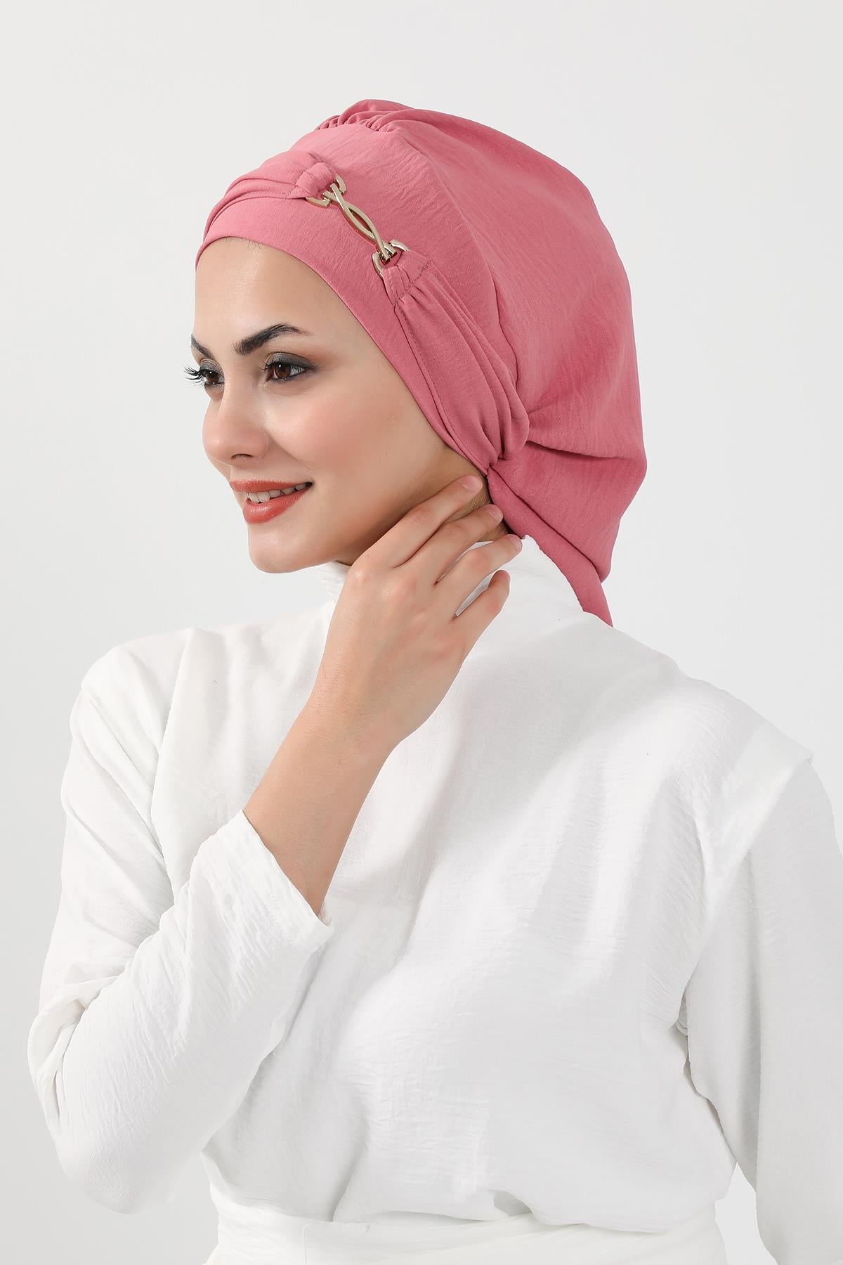 Aksesuarlı Hazır Türban,HT-93