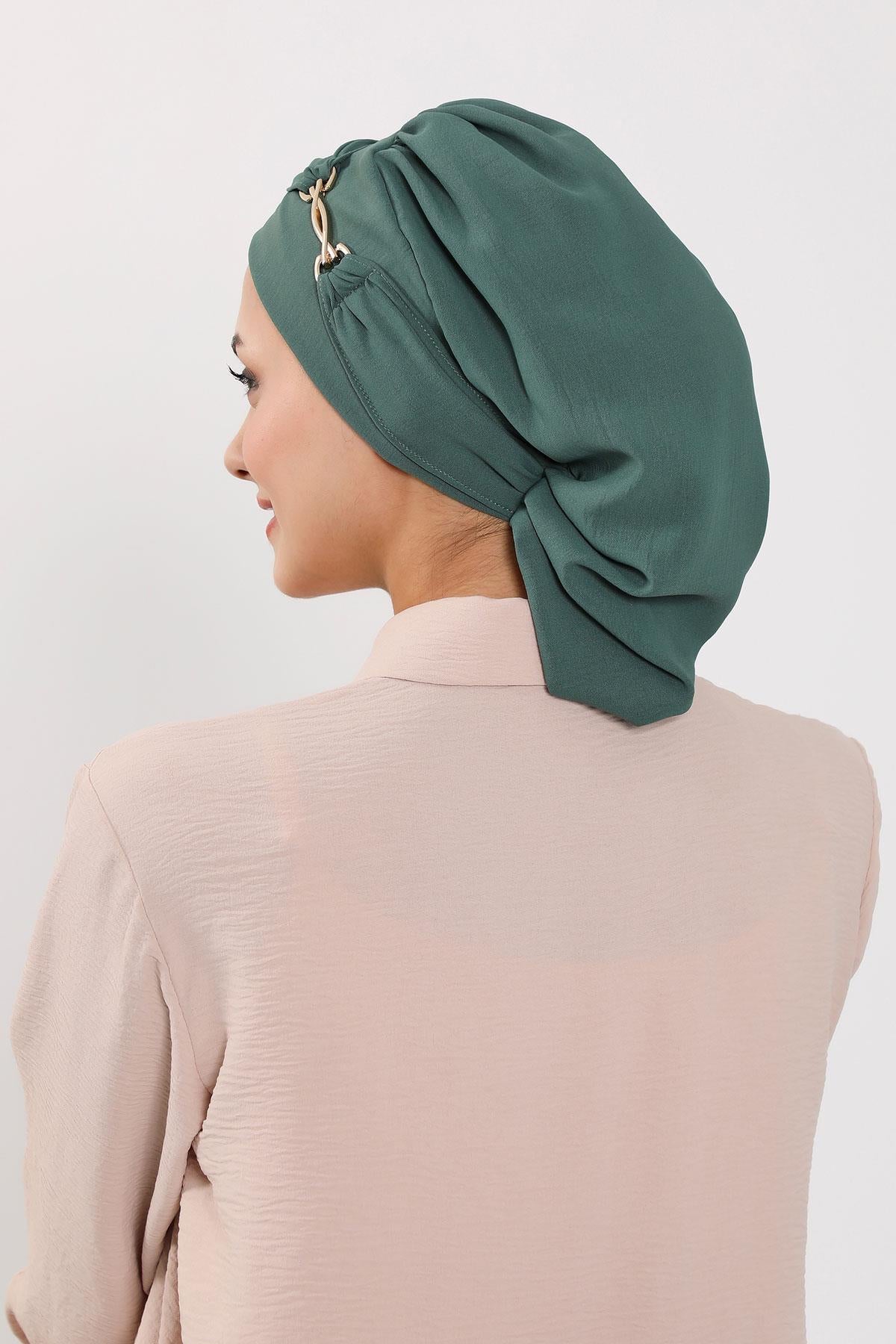 Aksesuarlı Hazır Türban,HT-93