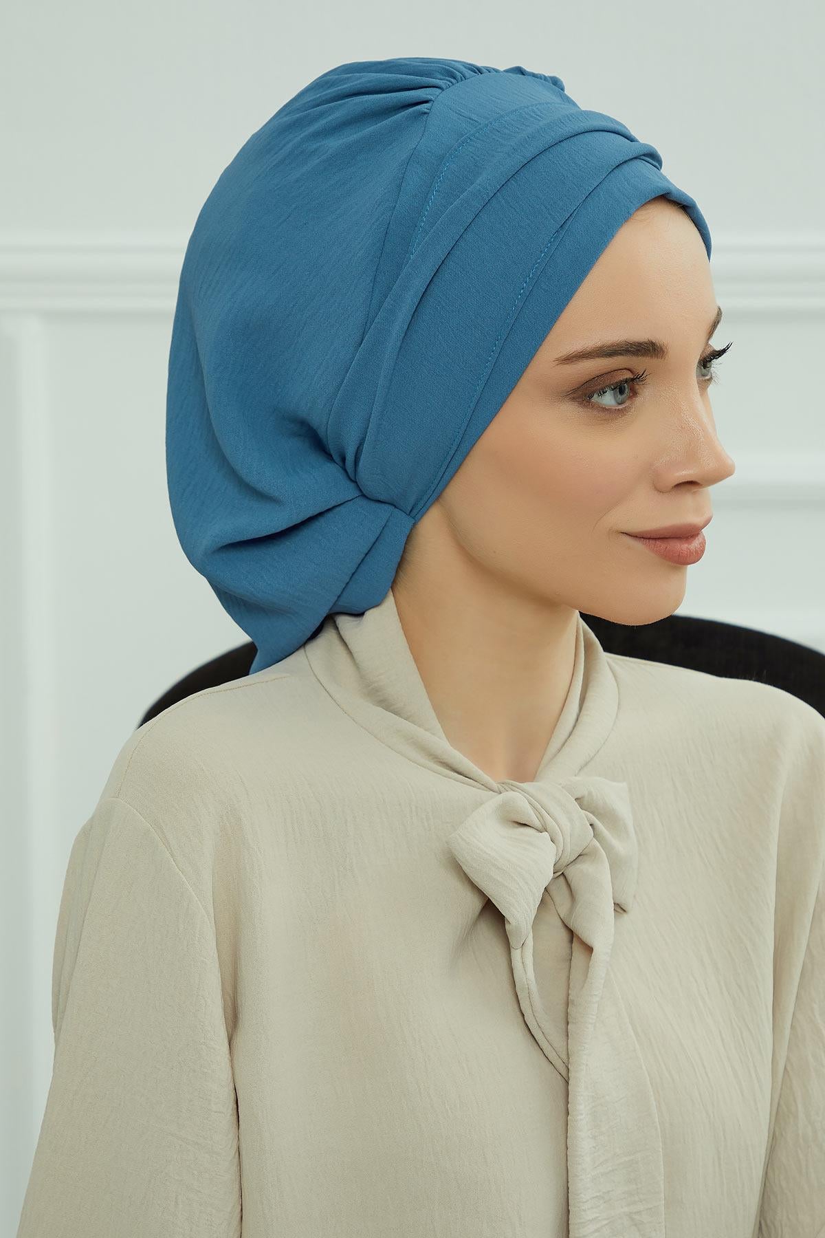 Aksesuarlı Hazır Türban,HT-93