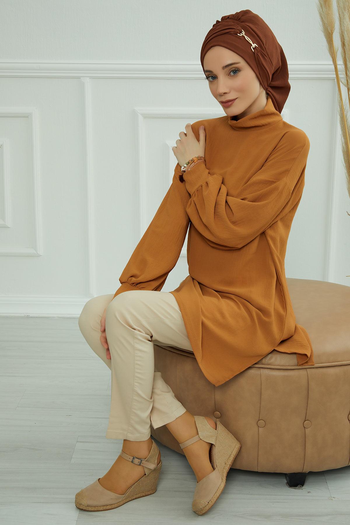 Aksesuarlı Hazır Türban,HT-93