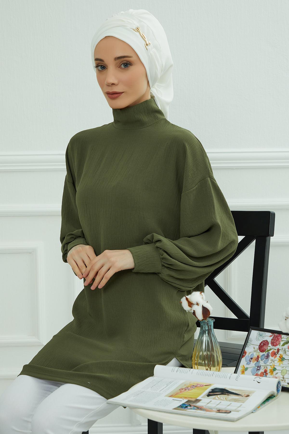 Aksesuarlı Hazır Türban,HT-93