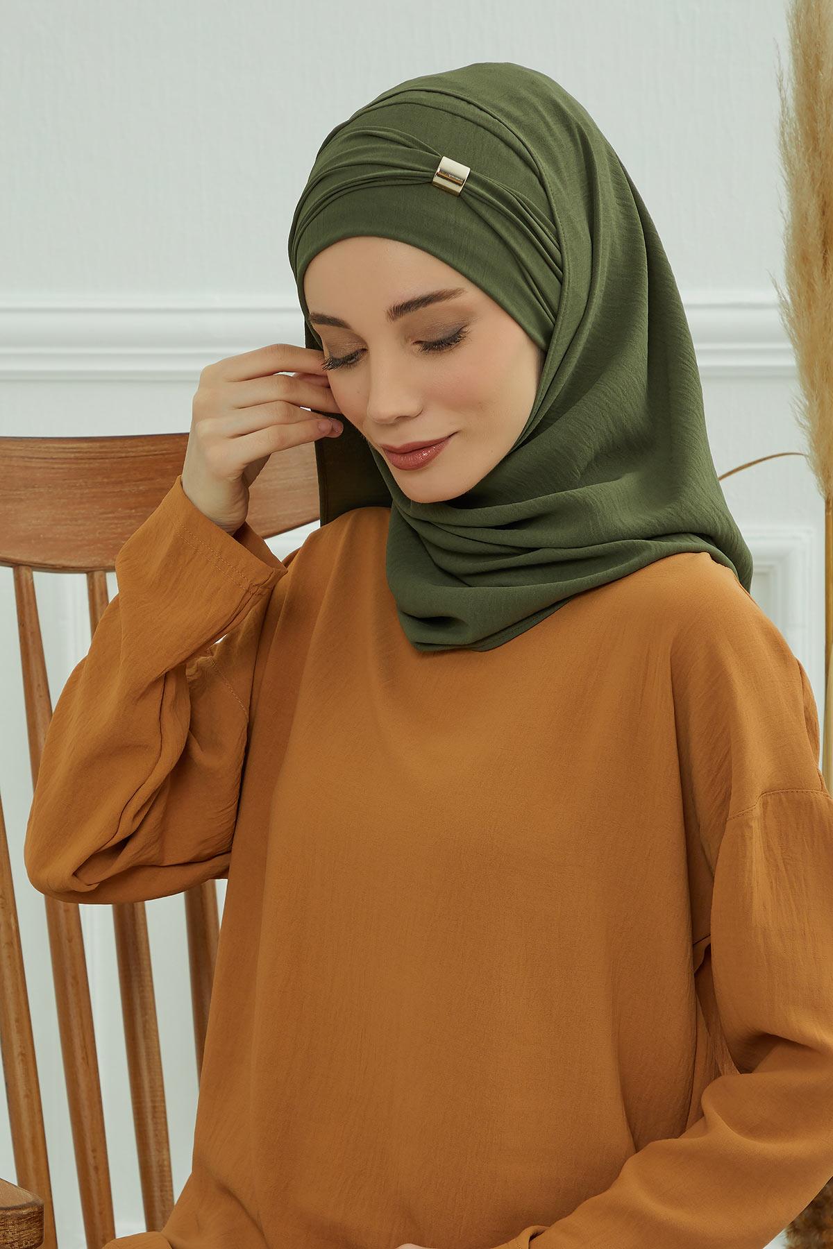 Aksesuar Detaylı Pratik Şal,CPS-94