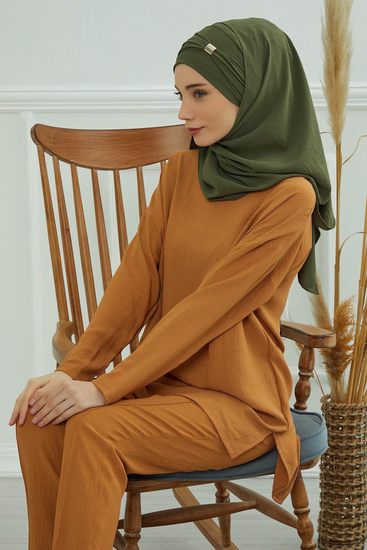 Aksesuar Detaylı Pratik Şal,CPS-94