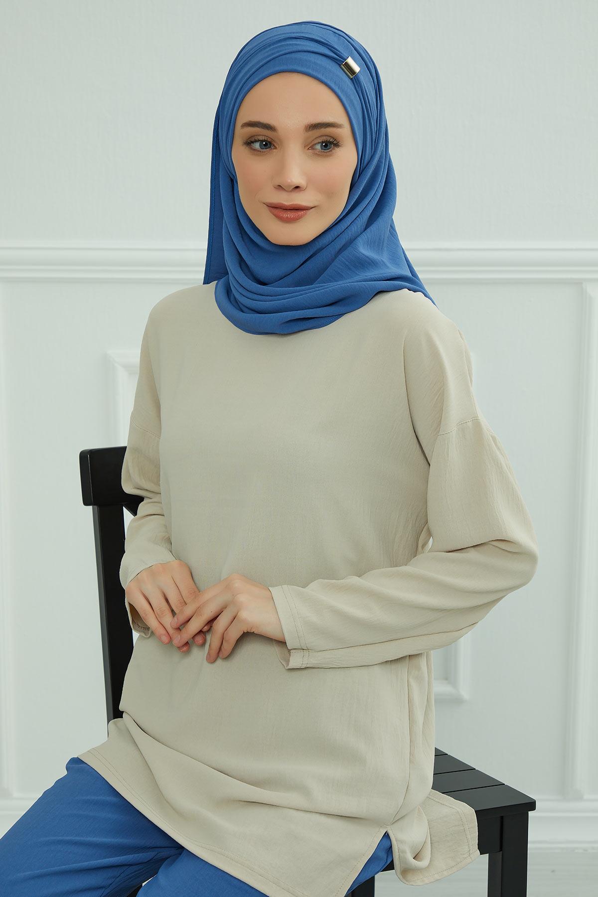 Aksesuar Detaylı Pratik Şal,CPS-94