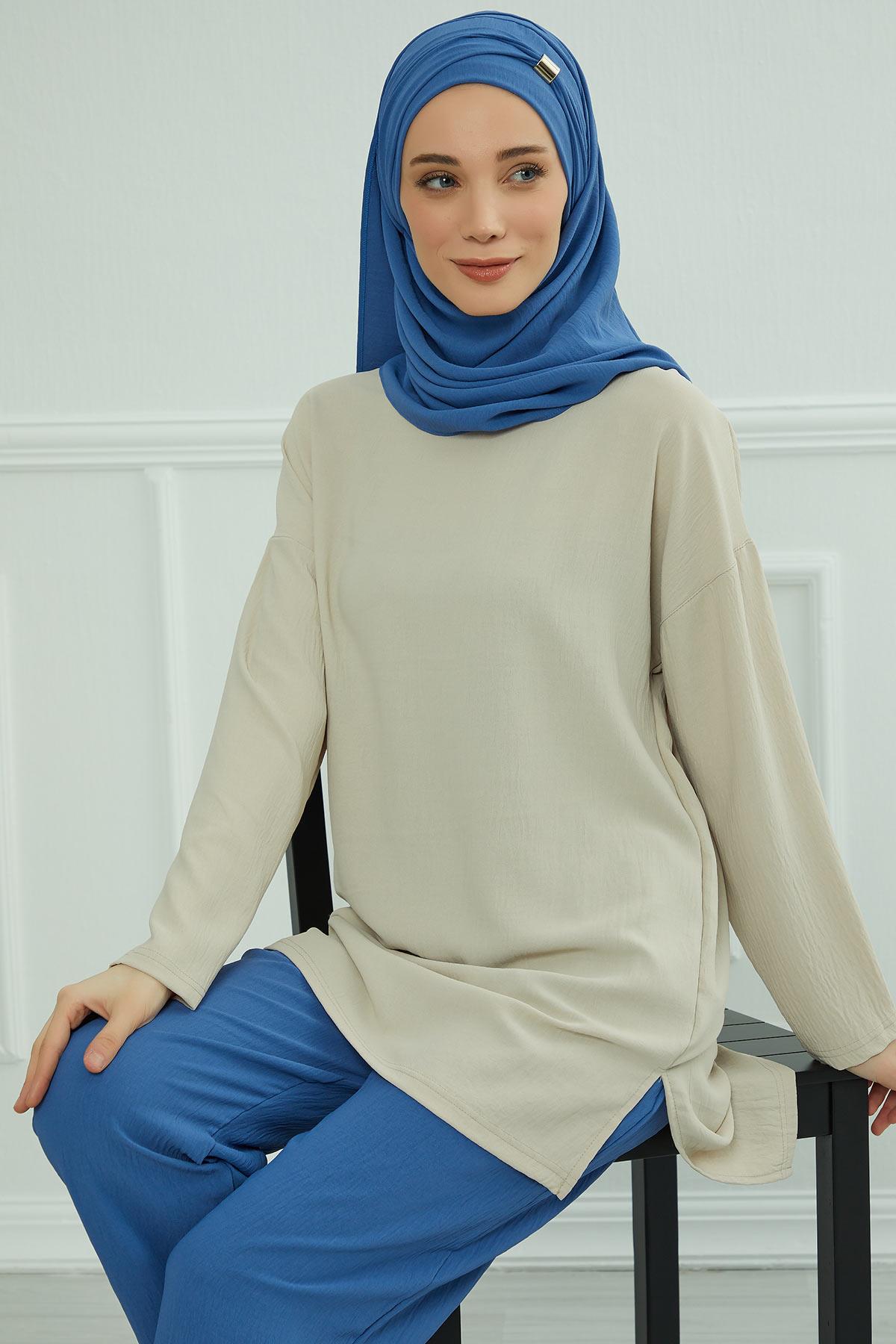 Aksesuar Detaylı Pratik Şal,CPS-94