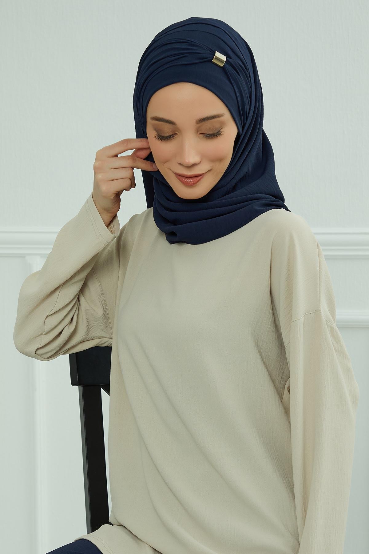 Aksesuar Detaylı Pratik Şal,CPS-94