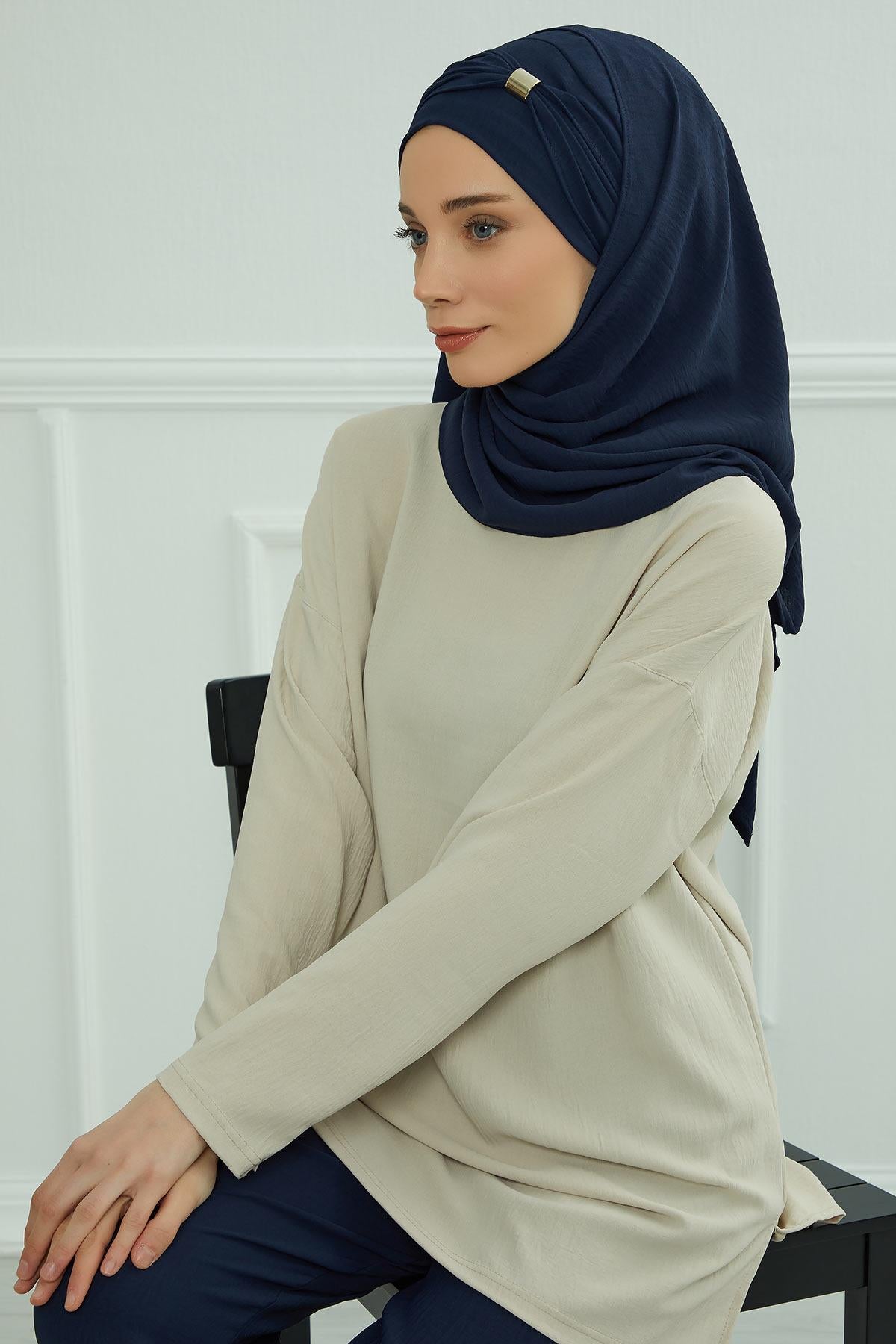 Aksesuar Detaylı Pratik Şal,CPS-94