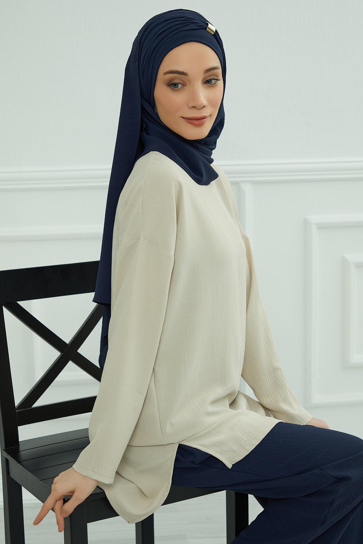 Aksesuar Detaylı Pratik Şal,CPS-94