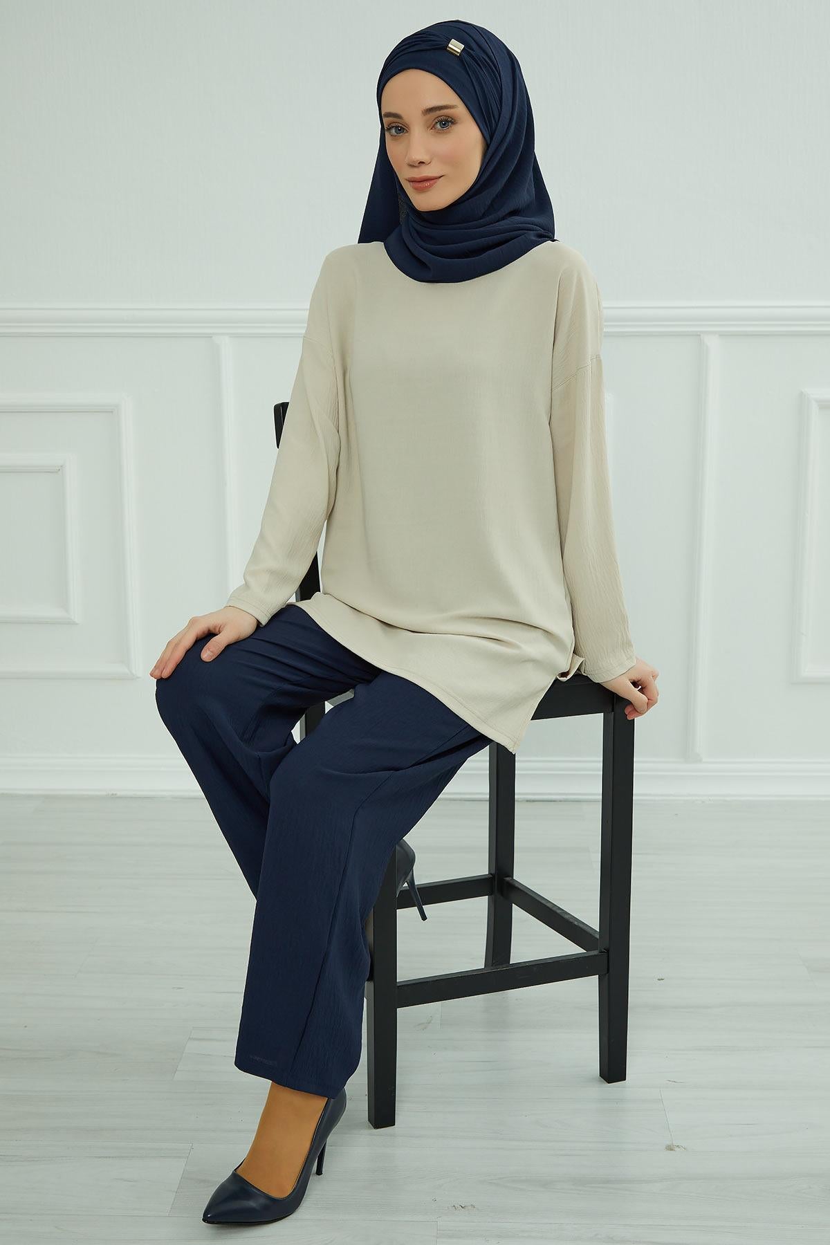 Aksesuar Detaylı Pratik Şal,CPS-94