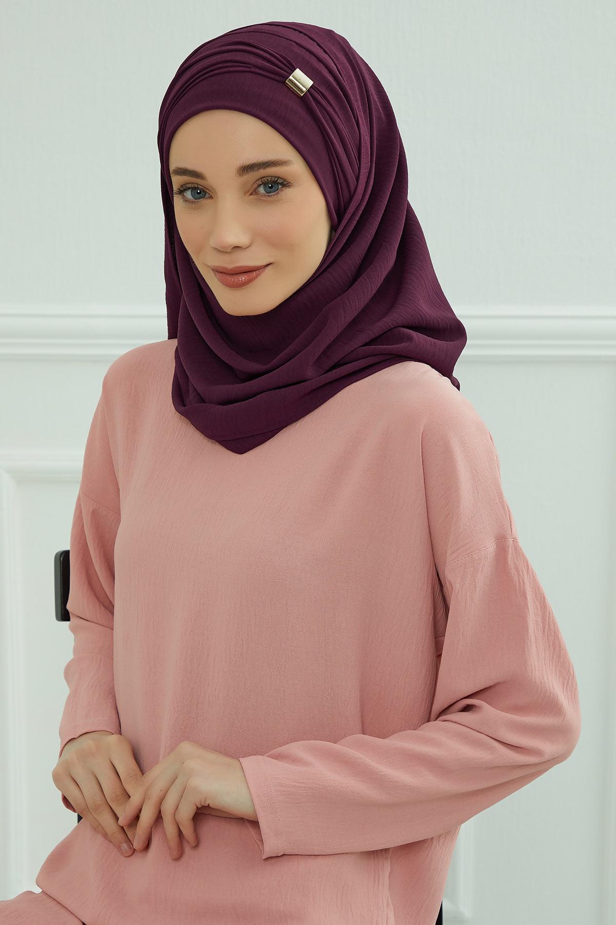 Aksesuar Detaylı Pratik Şal,CPS-94