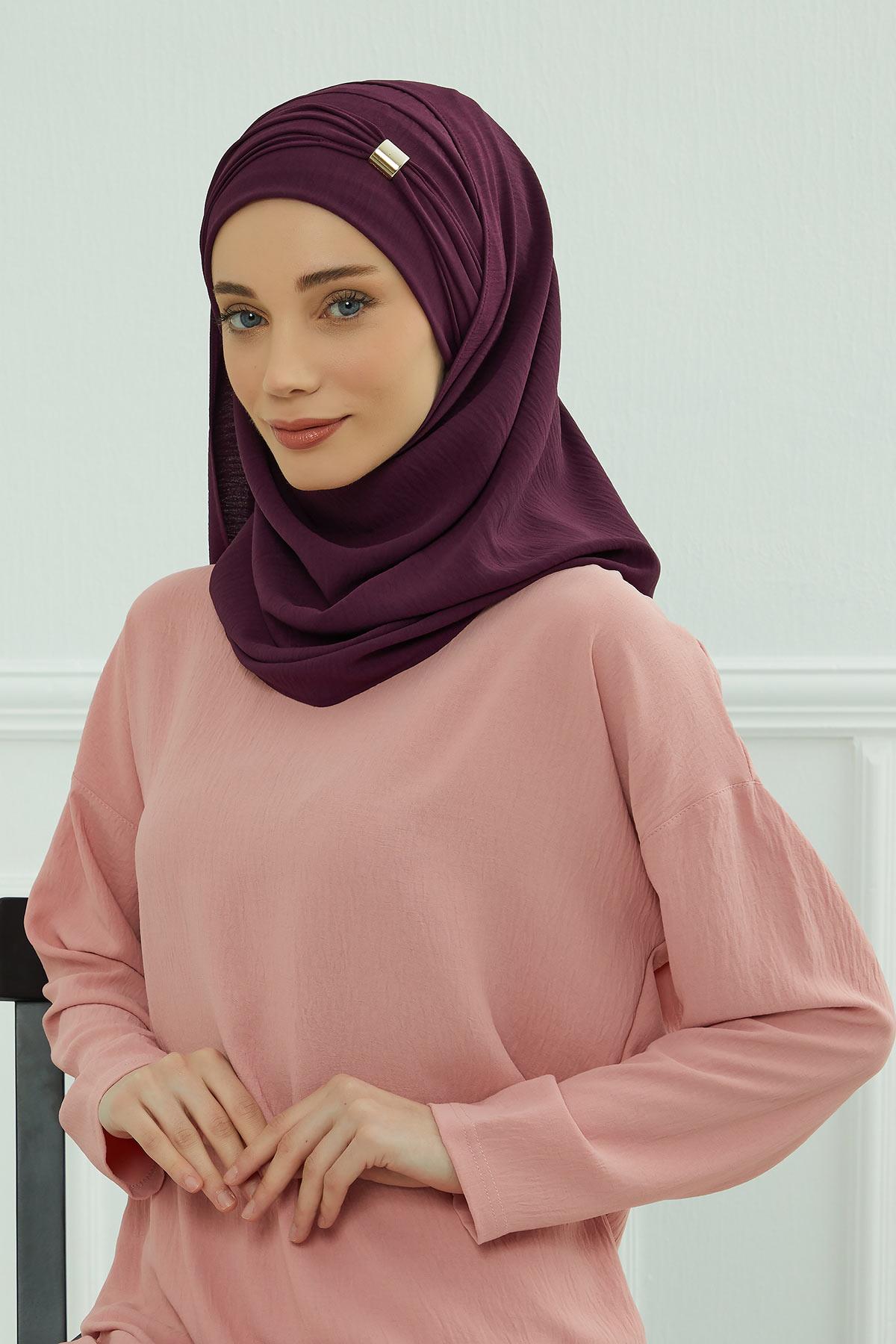 Aksesuar Detaylı Pratik Şal,CPS-94