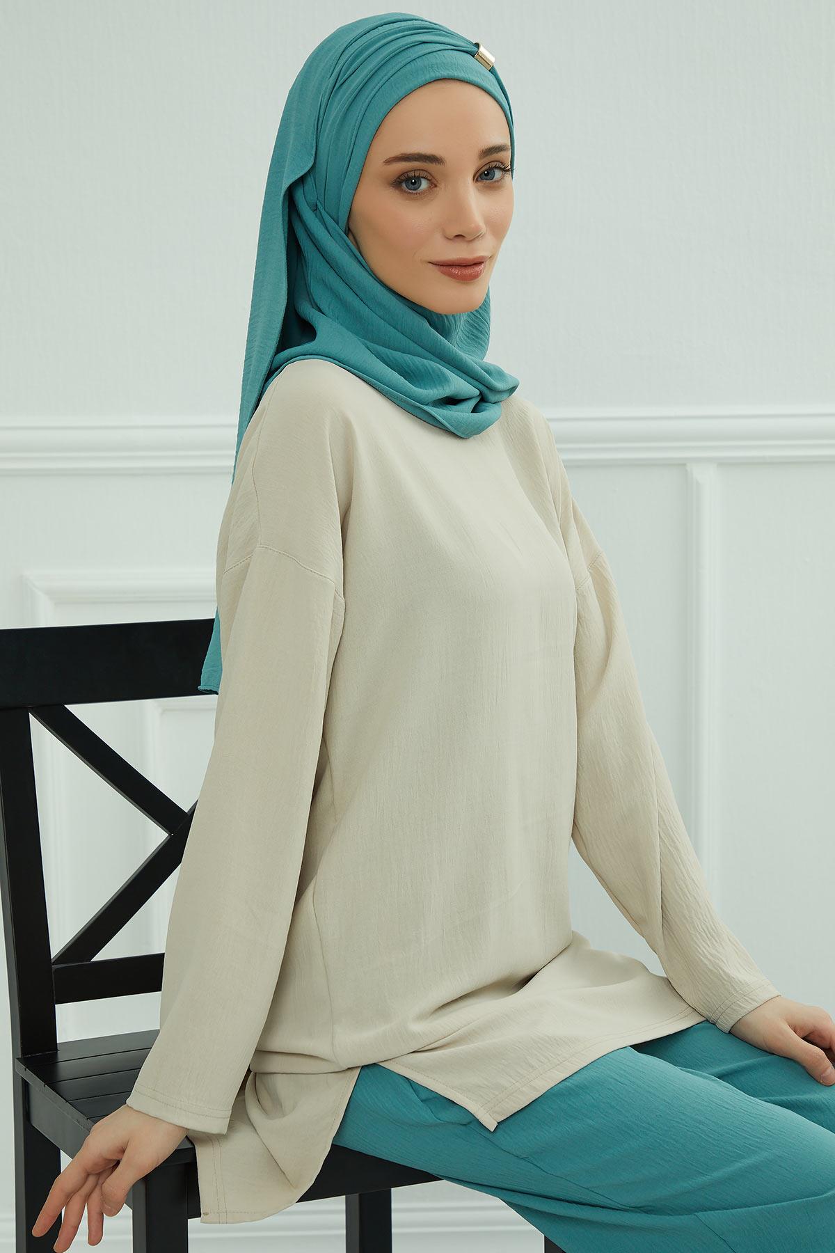 Aksesuar Detaylı Pratik Şal,CPS-94