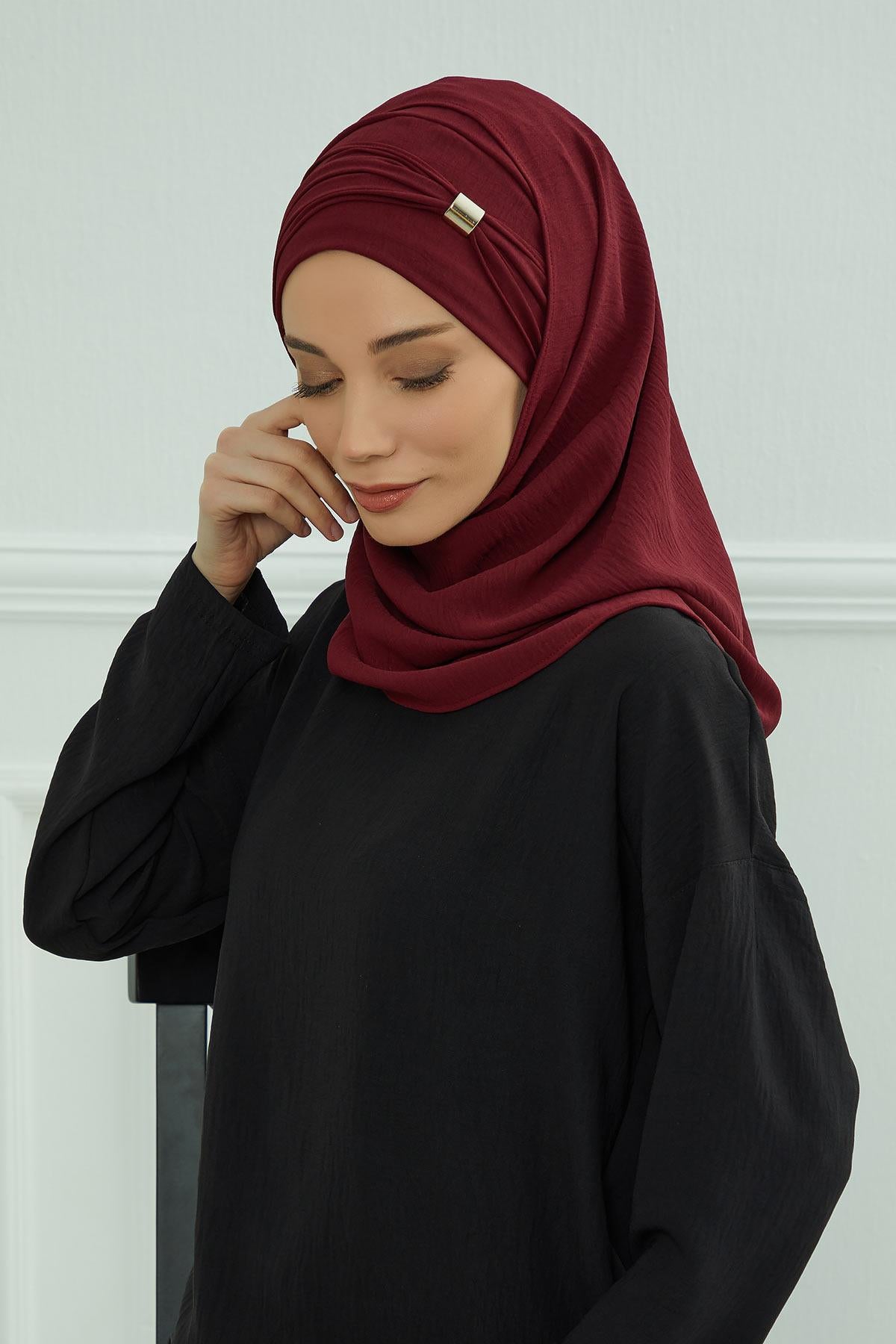 Aksesuar Detaylı Pratik Şal,CPS-94