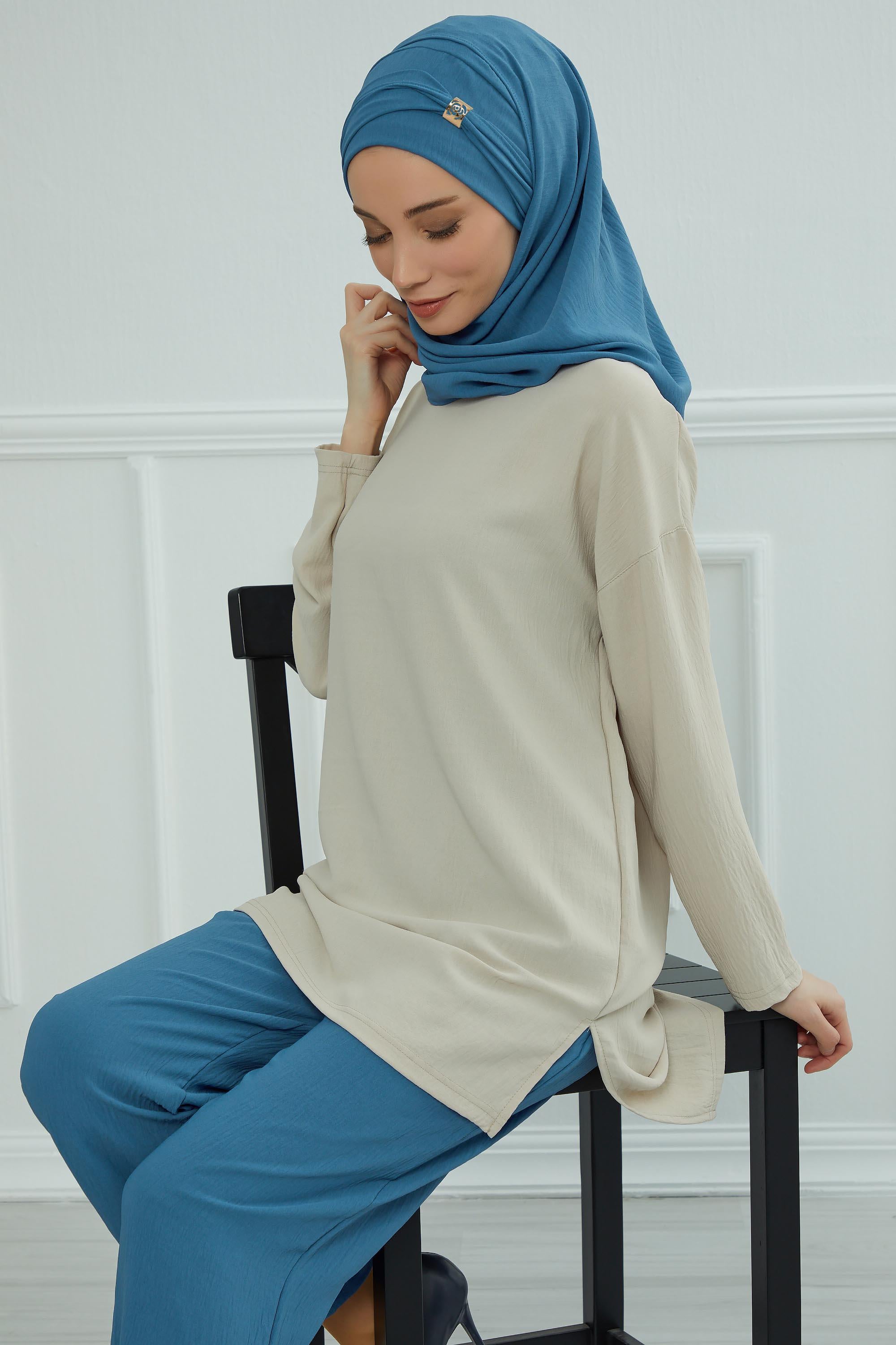 Aksesuar Detaylı Pratik Şal,CPS-94