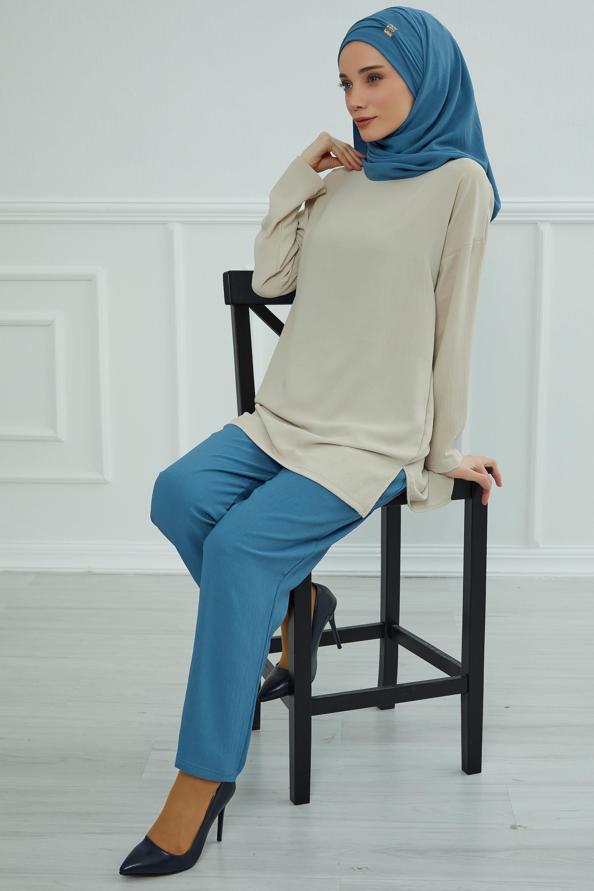 Aksesuar Detaylı Pratik Şal,CPS-94