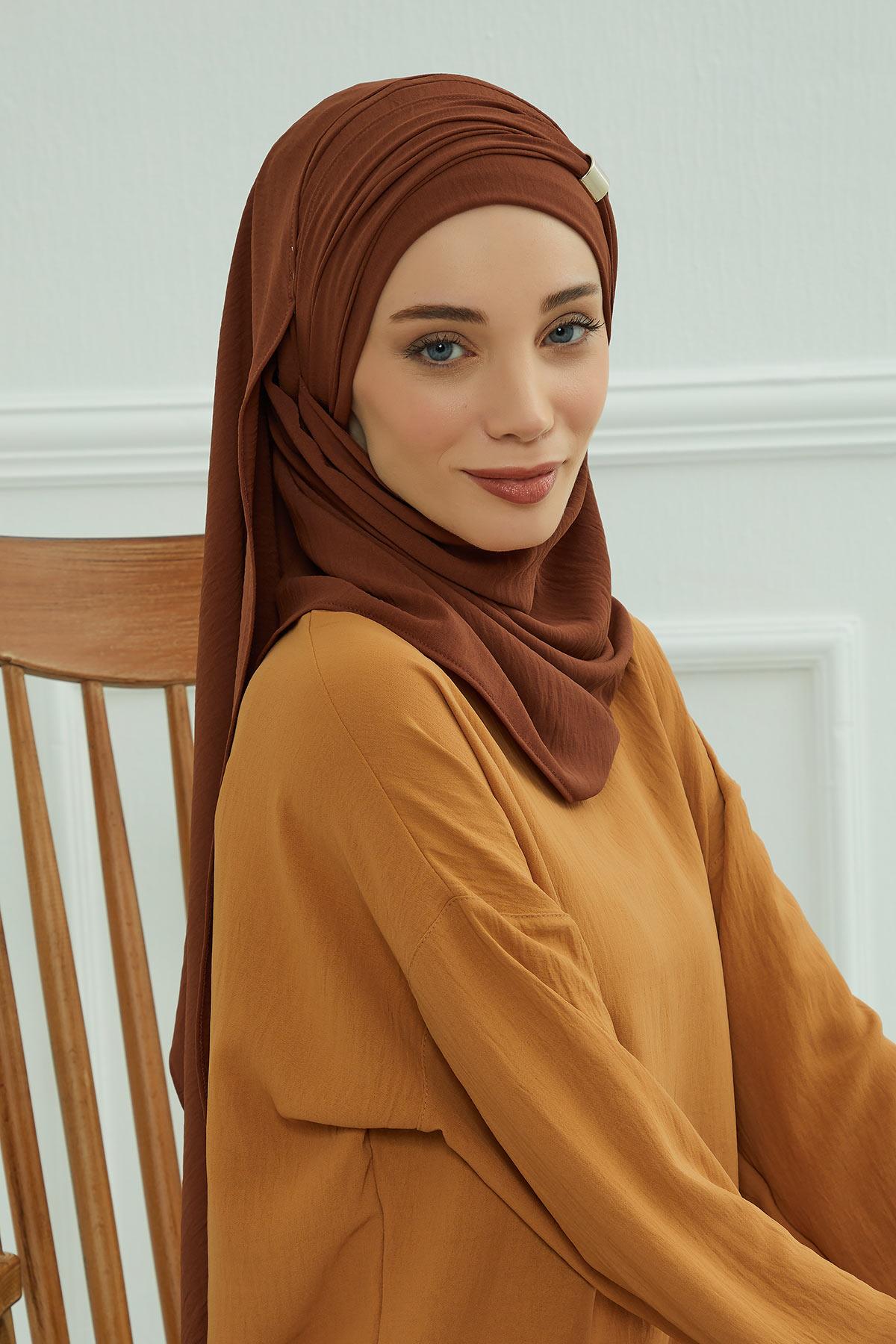 Aksesuar Detaylı Pratik Şal,CPS-94