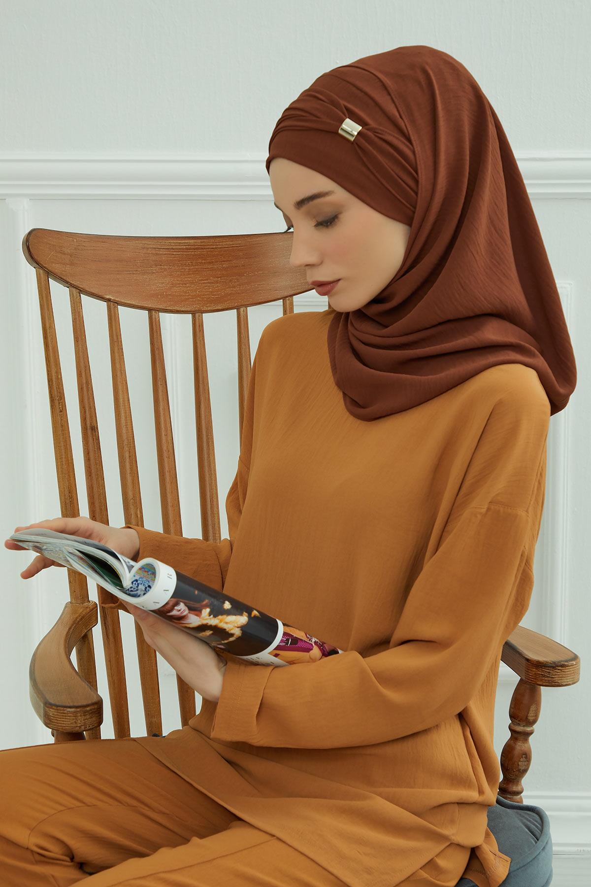 Aksesuar Detaylı Pratik Şal,CPS-94