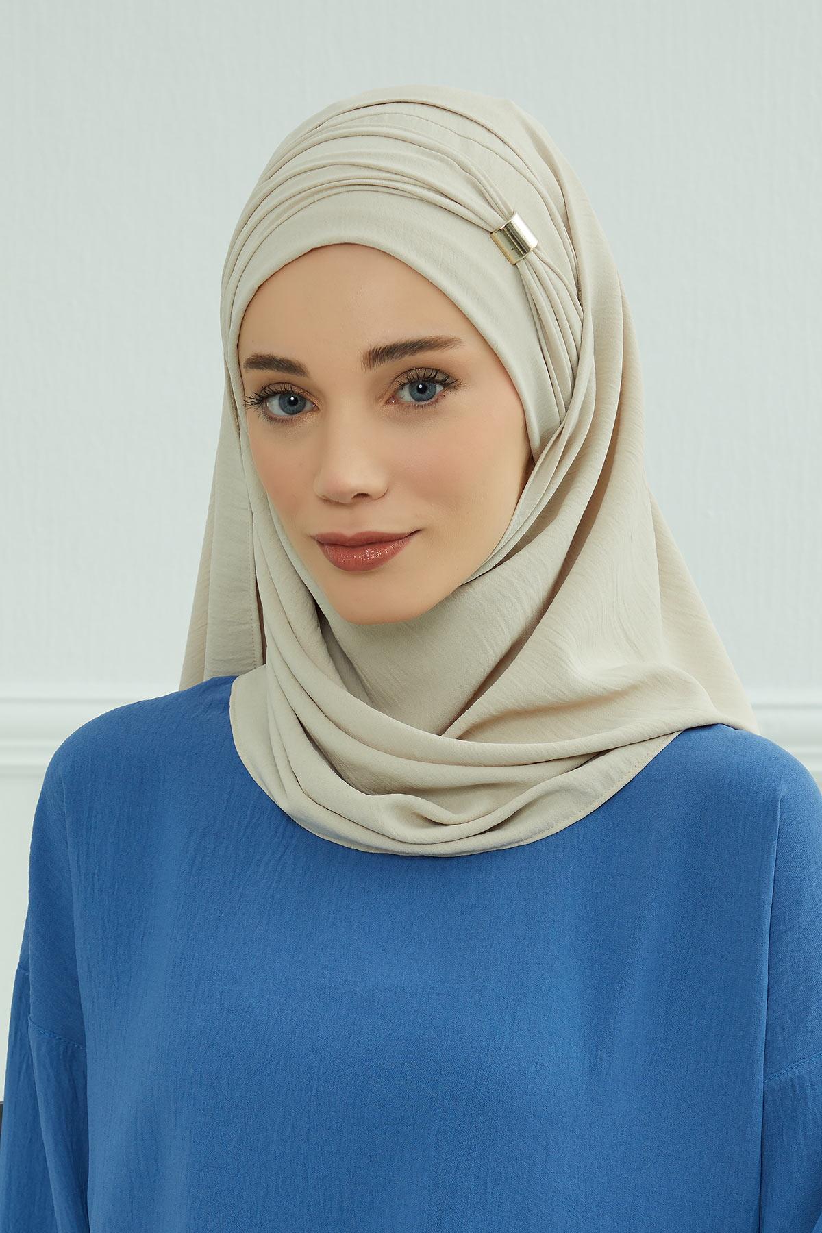 Aksesuar Detaylı Pratik Şal,CPS-94