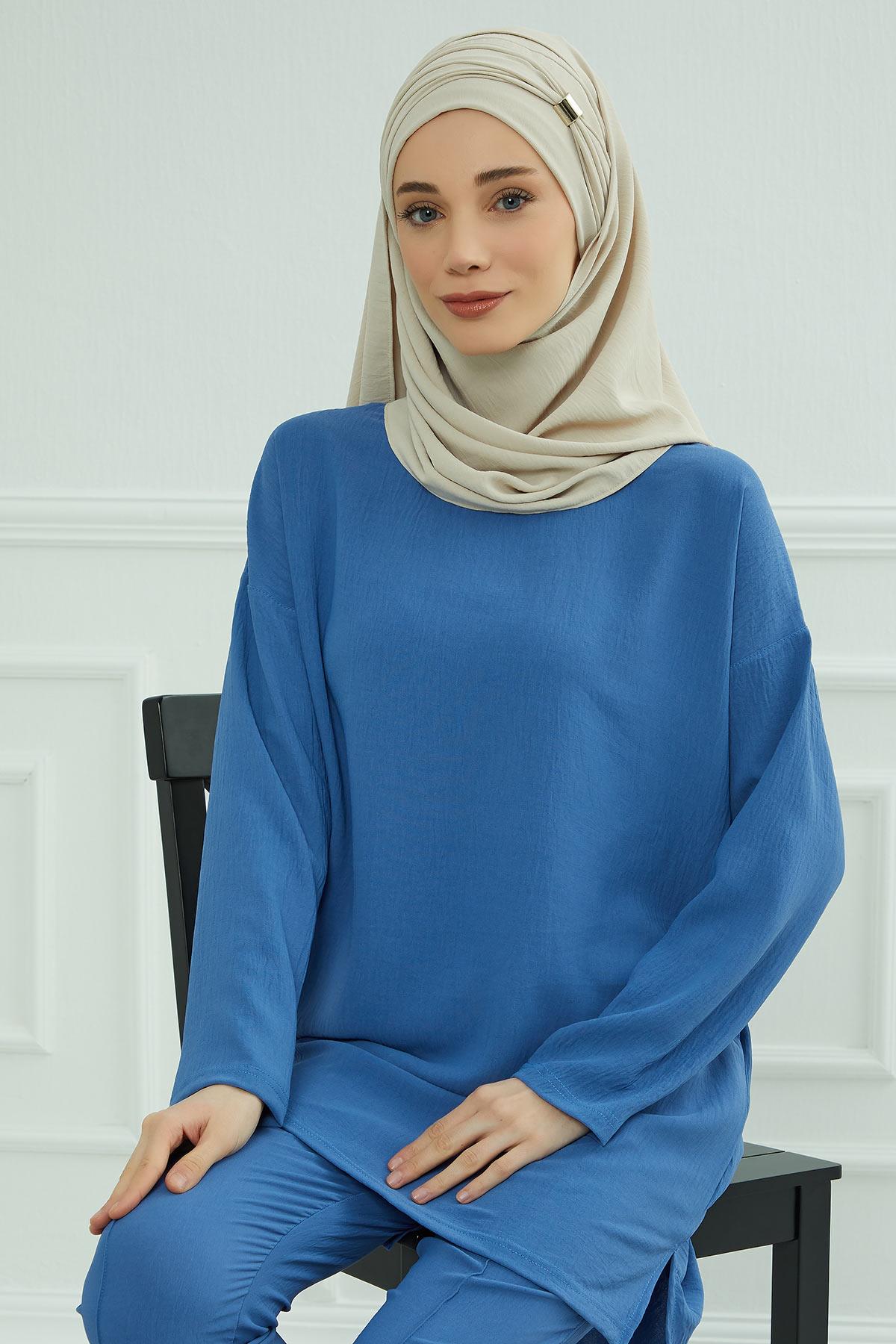 Aksesuar Detaylı Pratik Şal,CPS-94