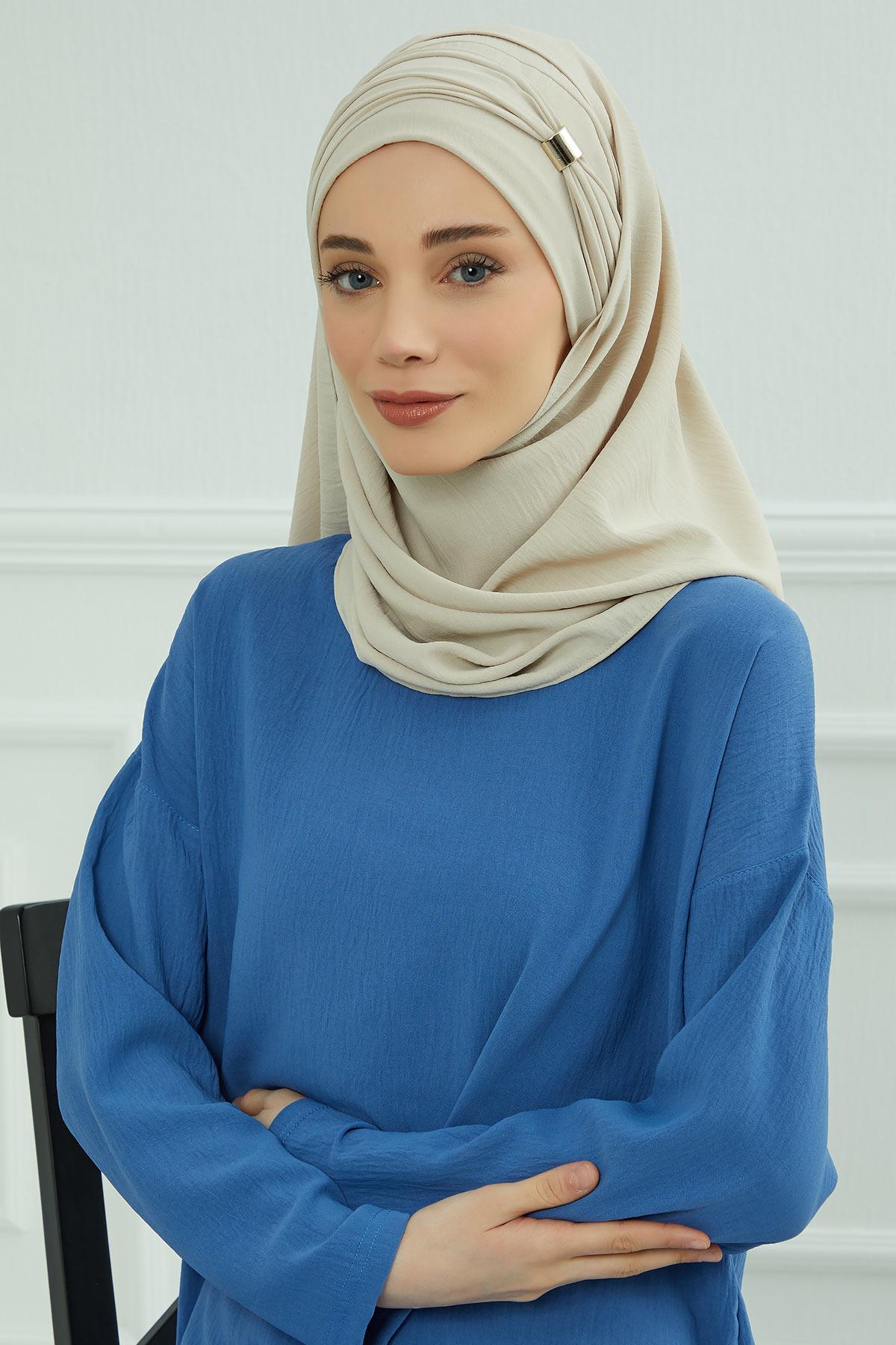 Aksesuar Detaylı Pratik Şal,CPS-94