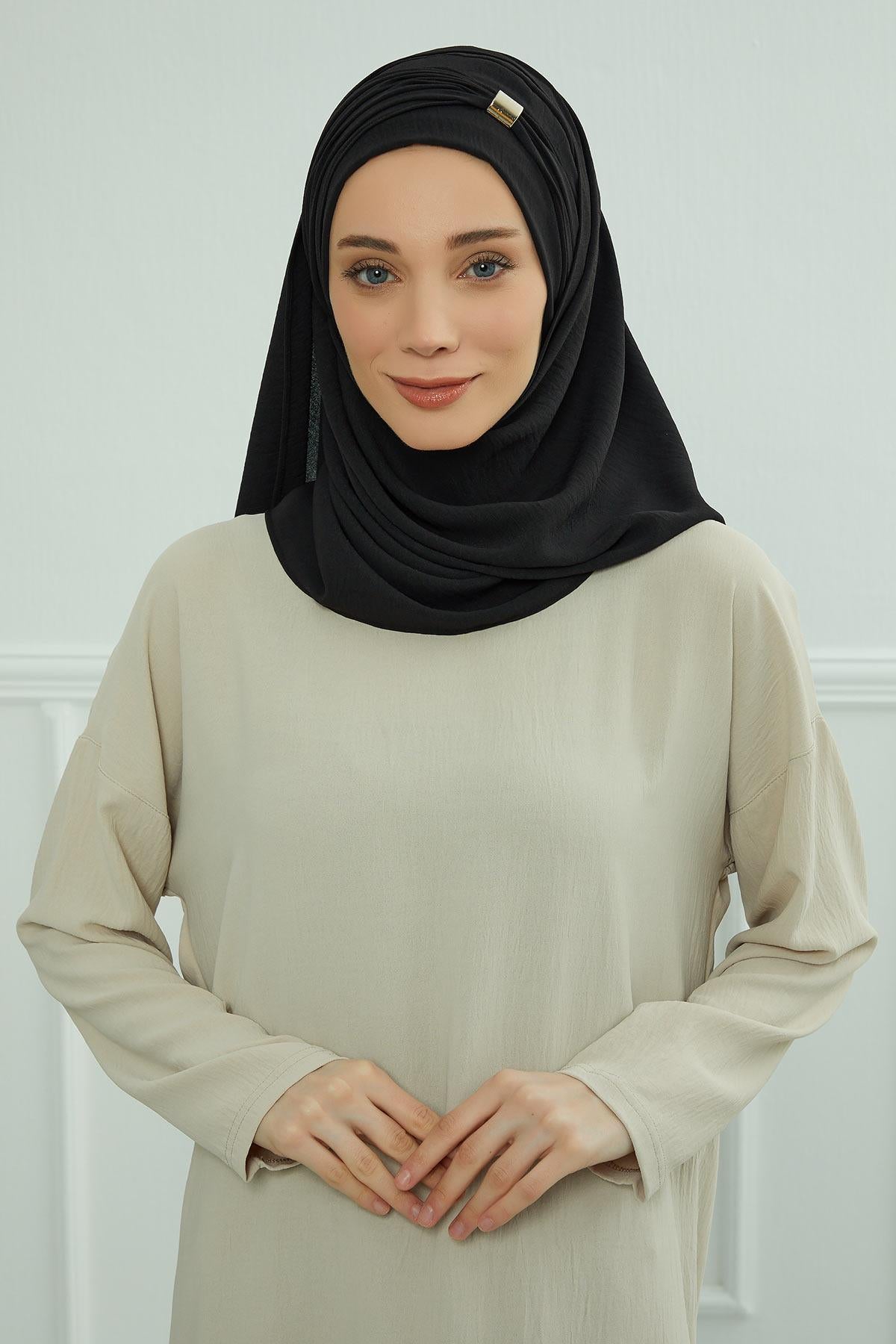 Aksesuar Detaylı Pratik Şal,CPS-94