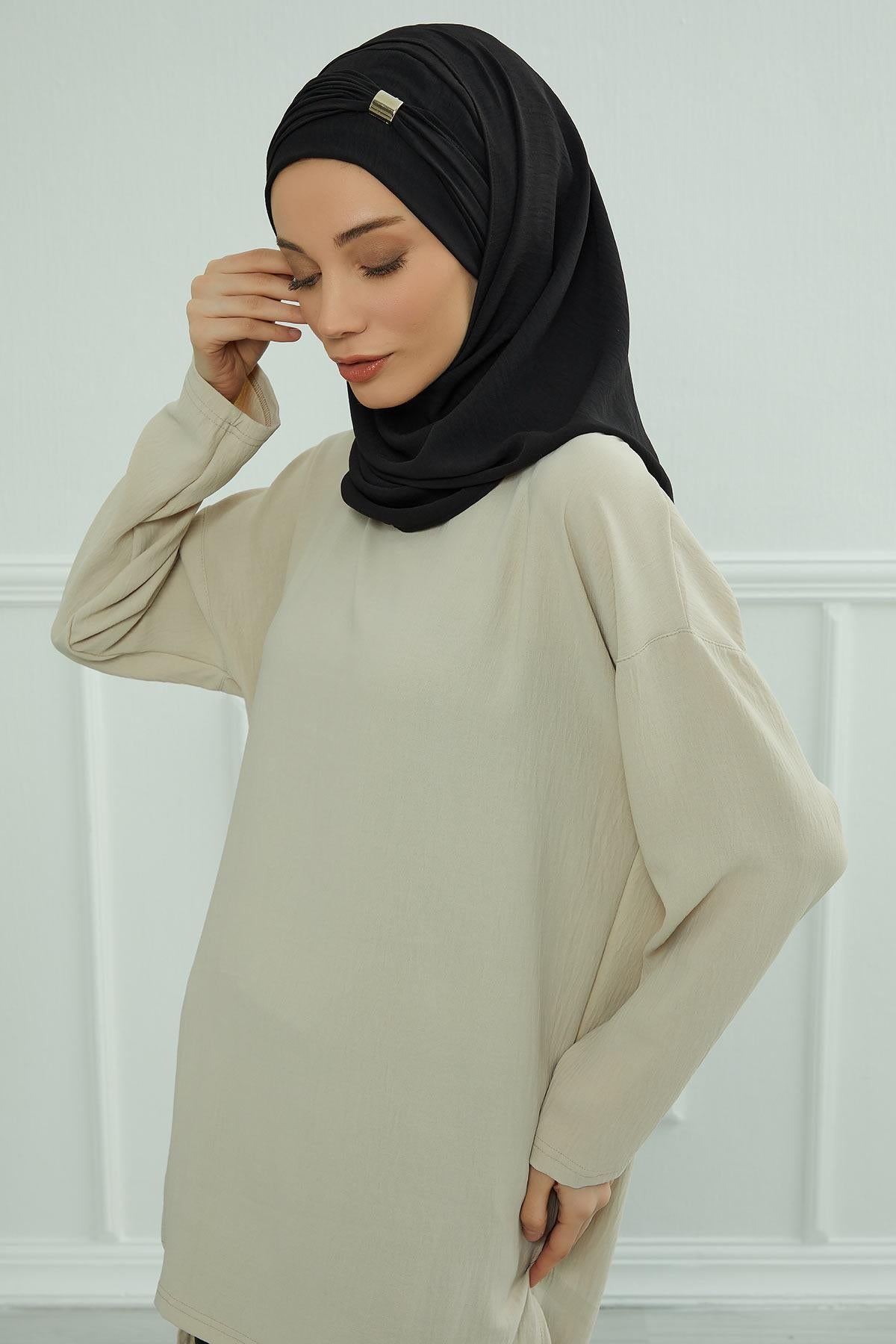 Aksesuar Detaylı Pratik Şal,CPS-94