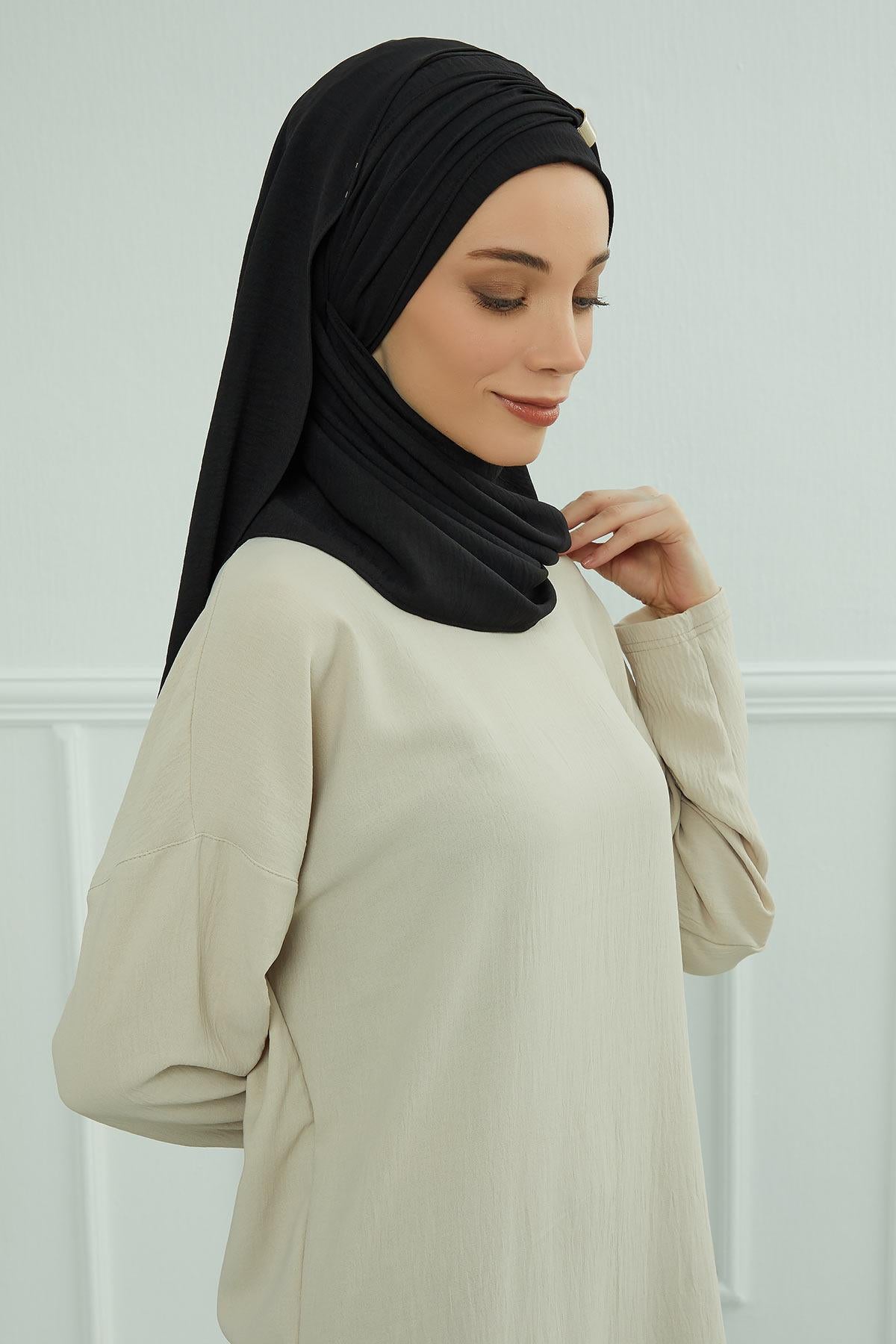 Aksesuar Detaylı Pratik Şal,CPS-94