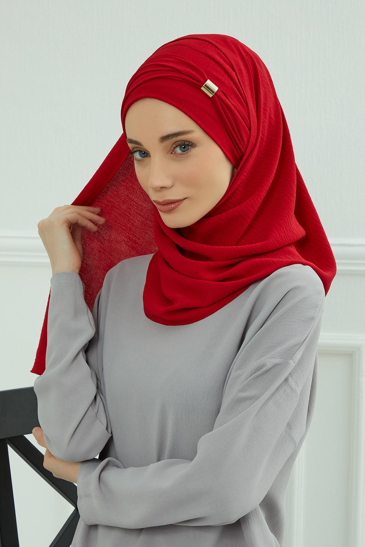 Aksesuar Detaylı Pratik Şal,CPS-94