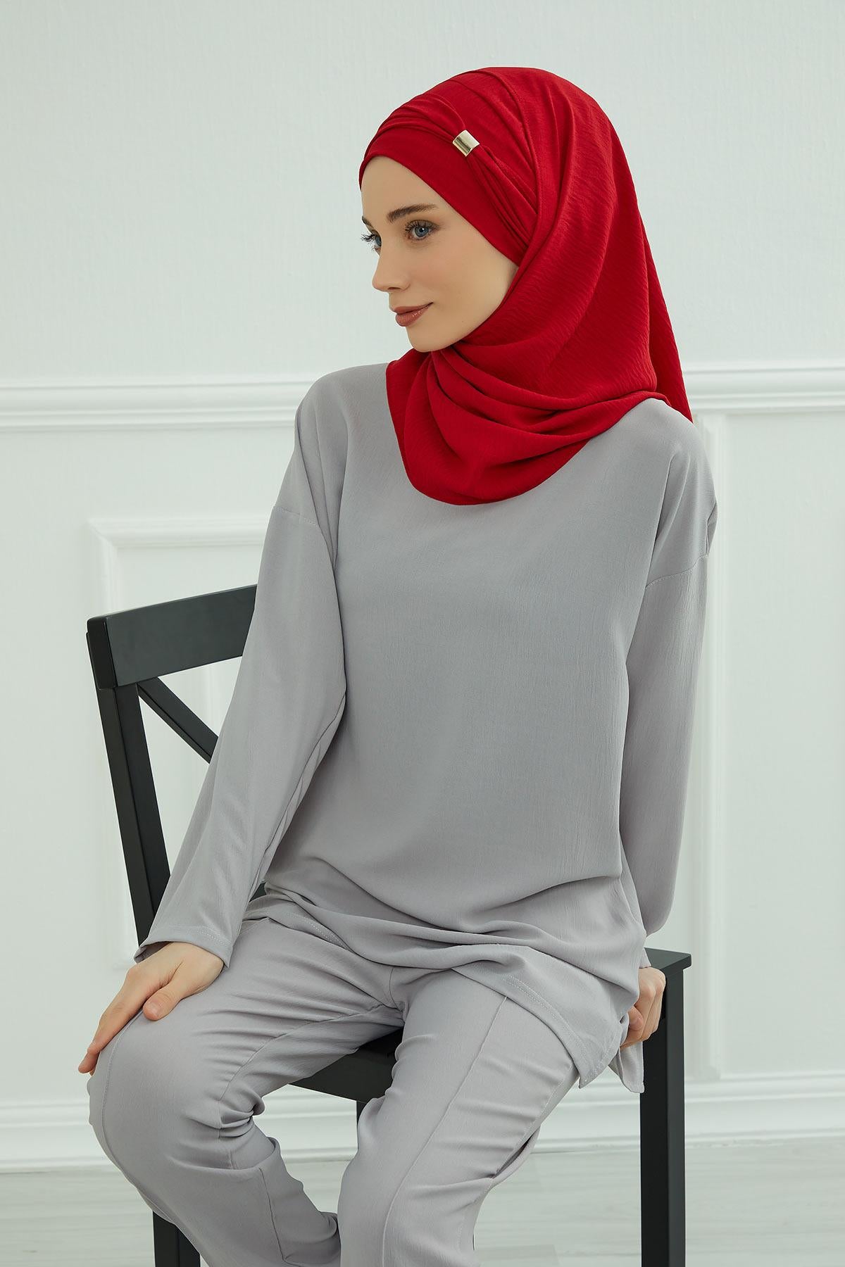 Aksesuar Detaylı Pratik Şal,CPS-94