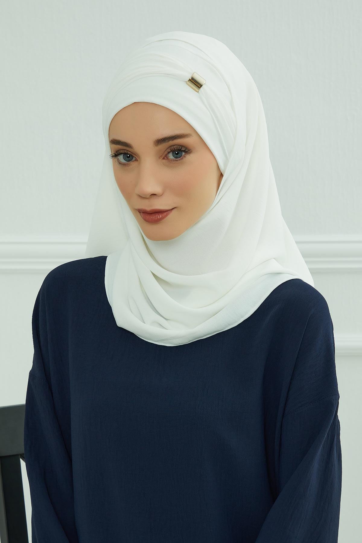 Aksesuar Detaylı Pratik Şal,CPS-94