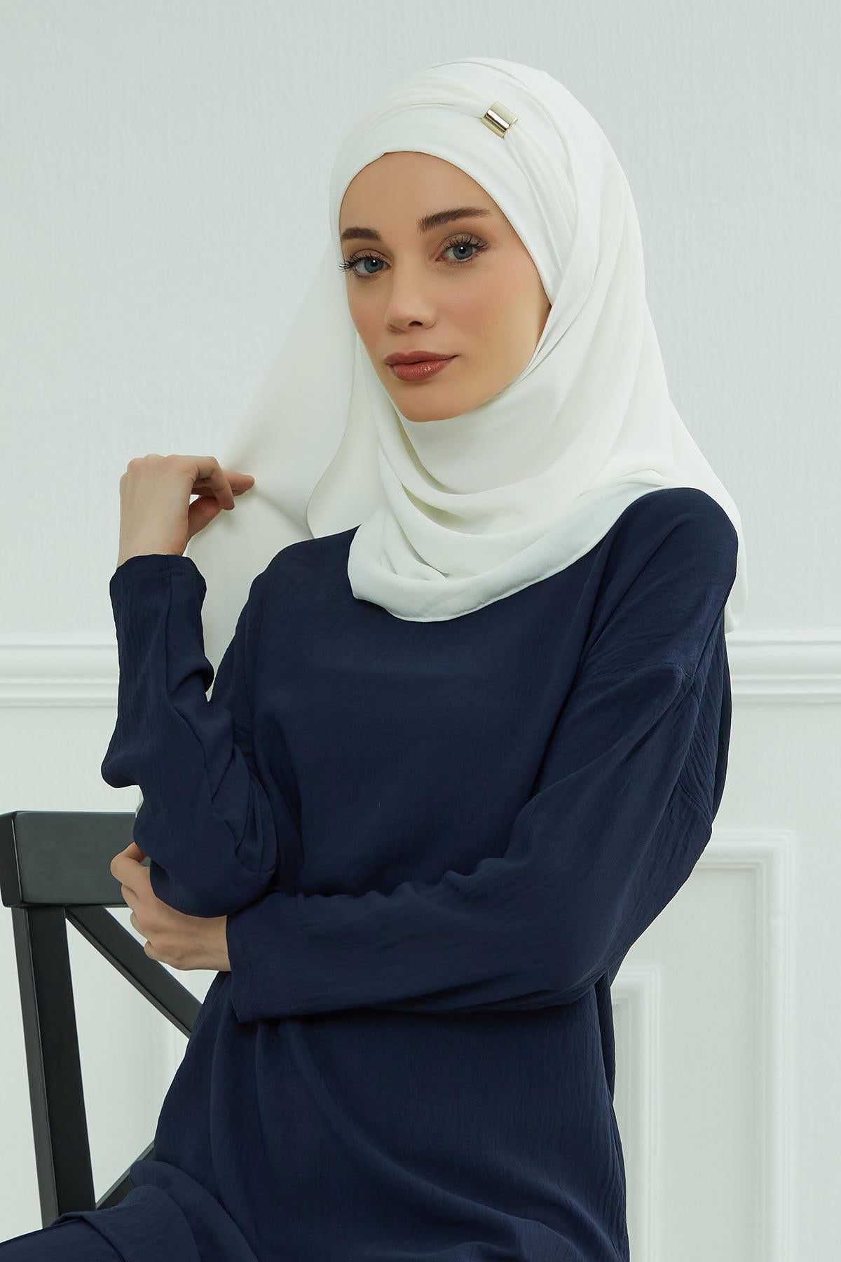 Aksesuar Detaylı Pratik Şal,CPS-94